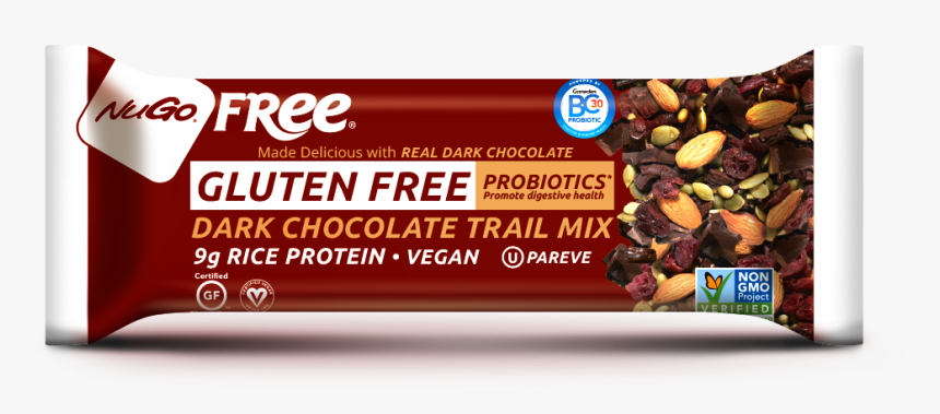Nugo Free® Bars Do Not Contain Gluten Or Soy Only Healthy - Healthy Chocolate Bar Names, HD Png Download