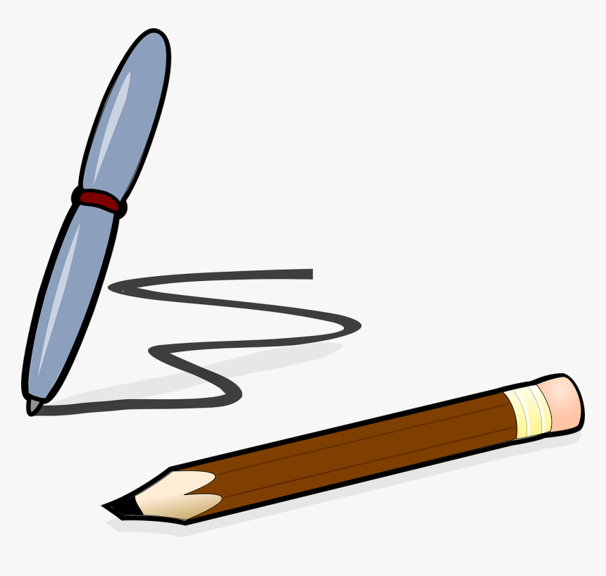 Pencil And Pen Clipart, HD Png Download