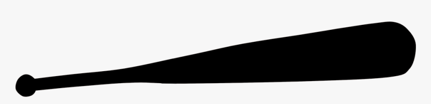 Bat, Baseball, Sport, Silhouette, Black - Baseball Bat Silhouette Png, Transparent Png