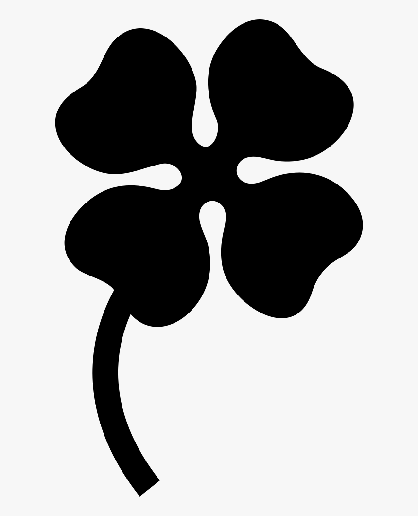 Leaf Or Flower Silhouette Shape, HD Png Download
