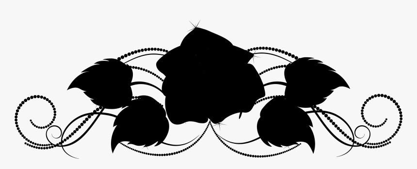 Flower Silhouette - Illustration, HD Png Download