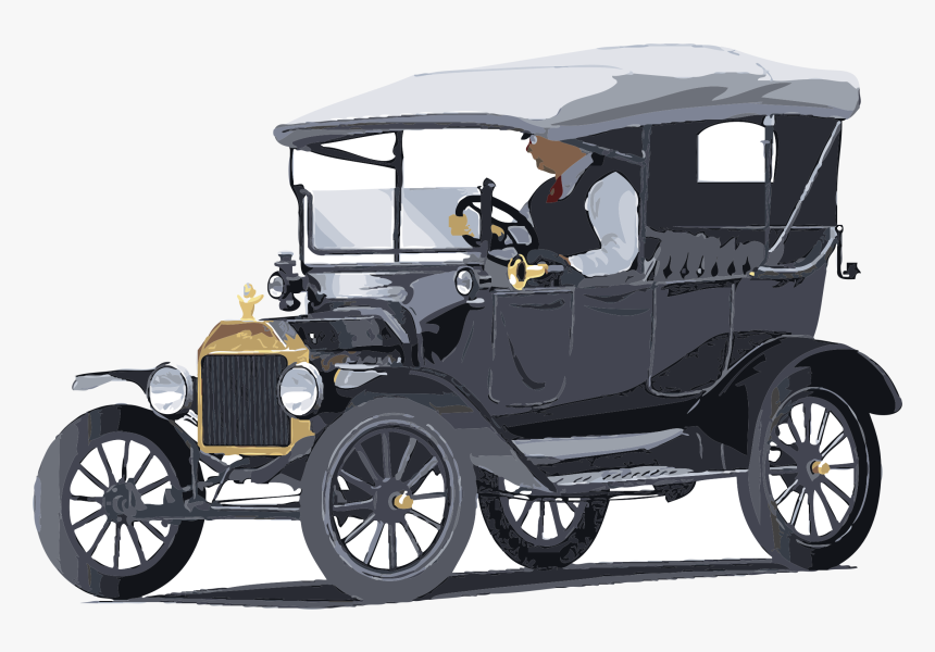 Model T Ford Touring Clip Arts - Model T Ford Clipart, HD Png Download