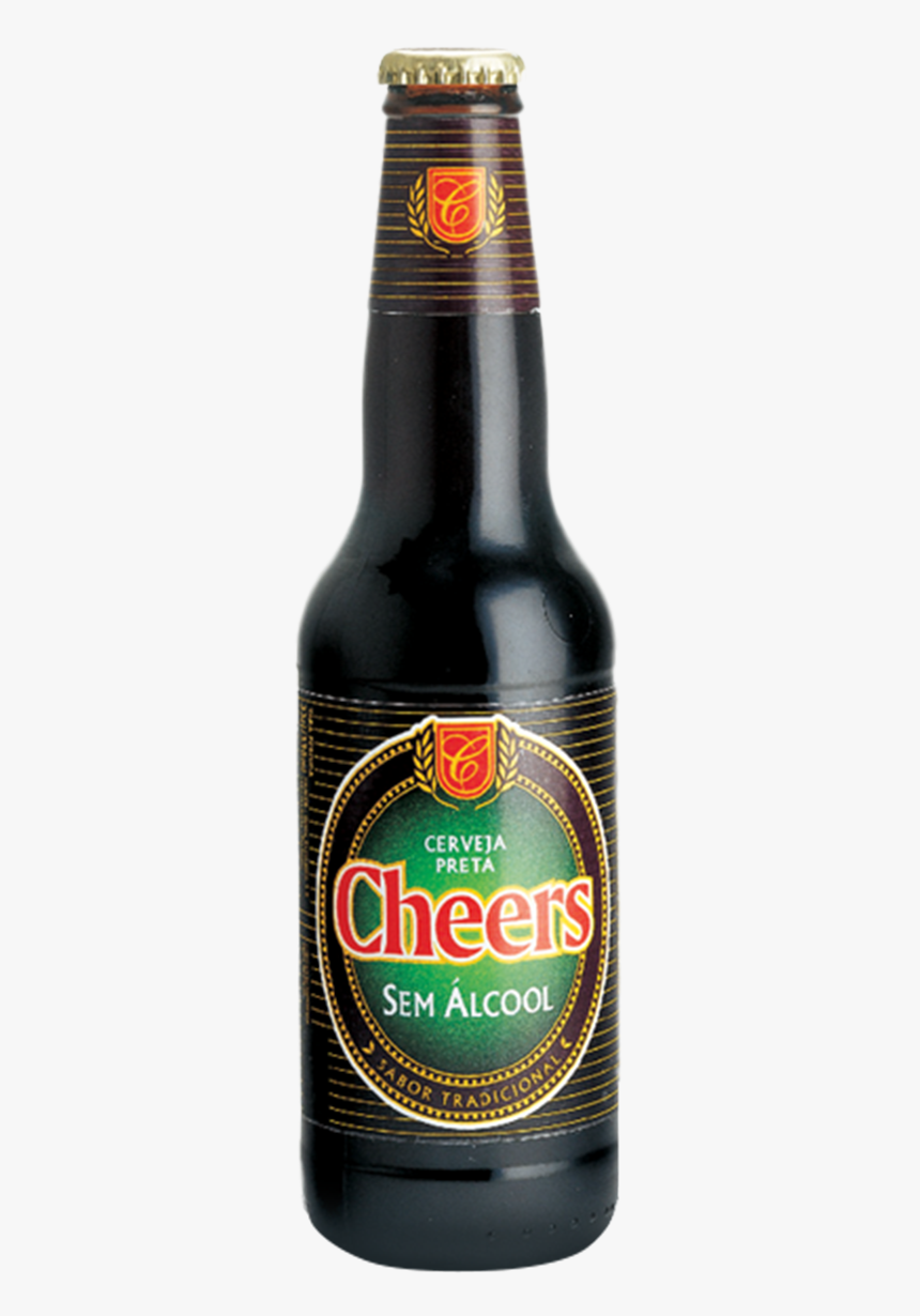 Cheers Preta - Glass Bottle, HD Png Download