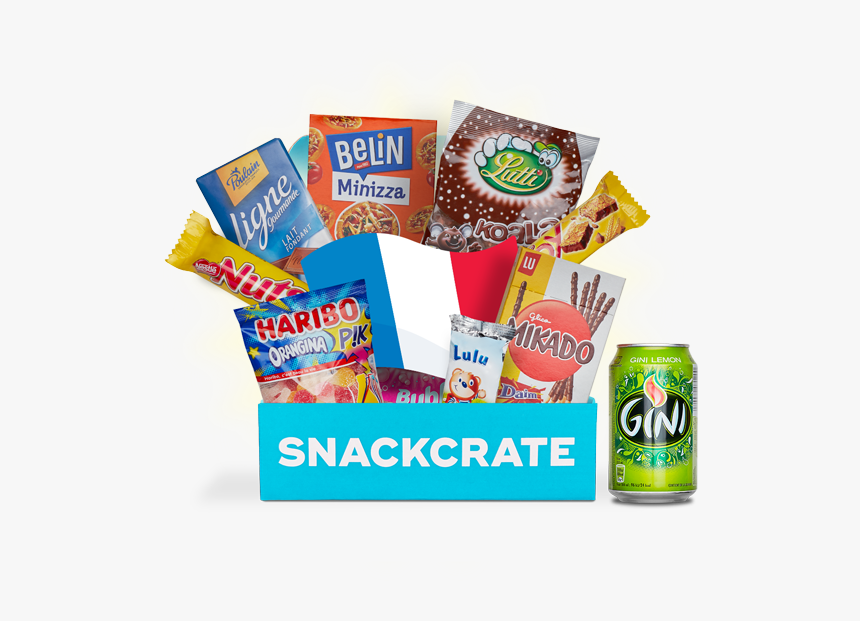 France Snack Crate, HD Png Download