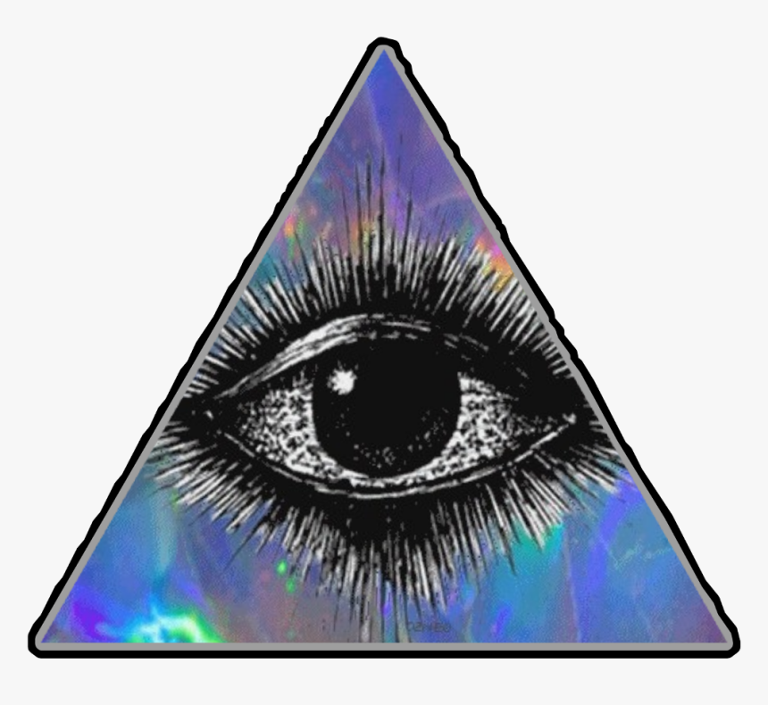 #eye #illuminati #all Seeing Eye #third Eye #holographic - Third Eye Transparent Background, HD Png Download