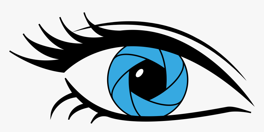 Line Art,plant,leaf - Camera Lens Eyes Png, Transparent Png
