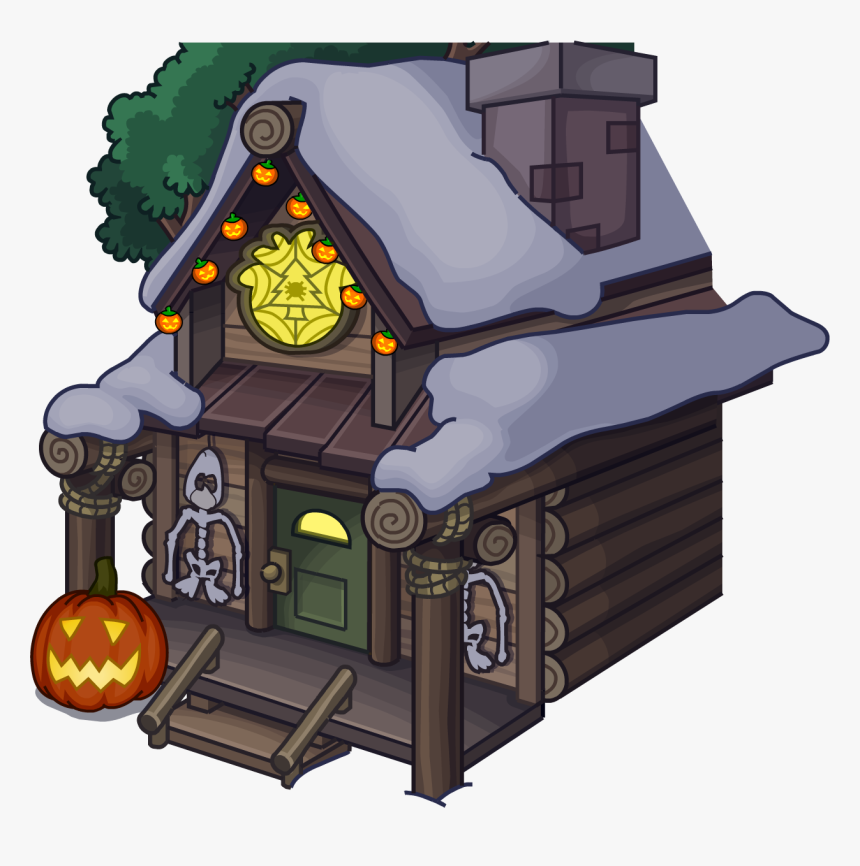 Transparent Lodging Clipart - Club Penguin Buildings Png, Png Download