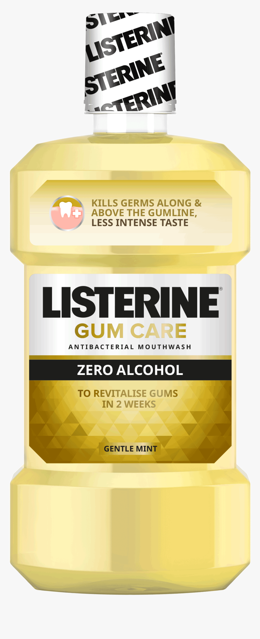 New Listerine Gumcare Clean - Listerine Cool Mint Mild Taste, HD Png Download