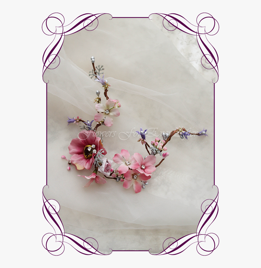 Blue Rose Babies Breath Wedding Bouquets, HD Png Download