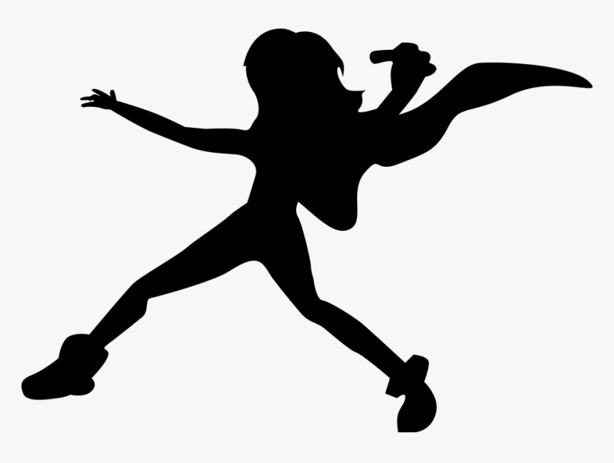 Hero, Villain, Superhero, Power, Powerful, Female - Girl Superhero Silhouette Transparent Background, HD Png Download