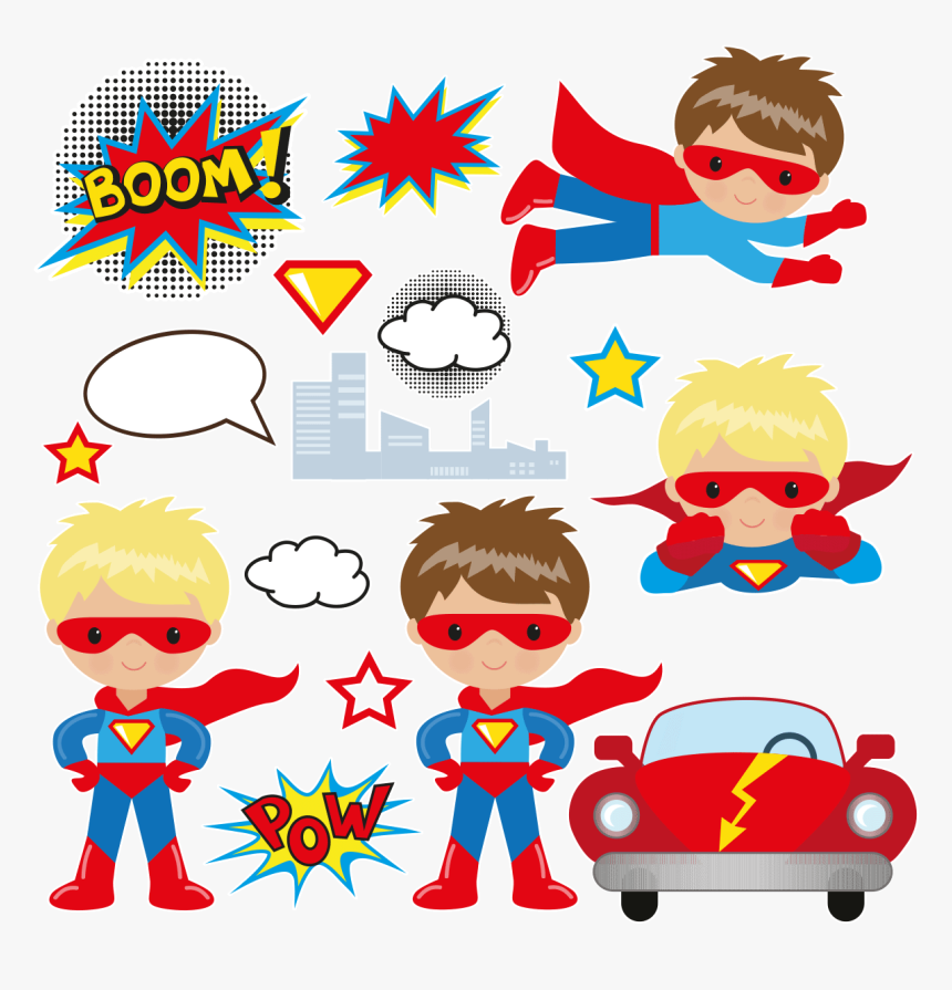 Transparent Superhero Silhouette Png - Super Heros Enfant, Png Download