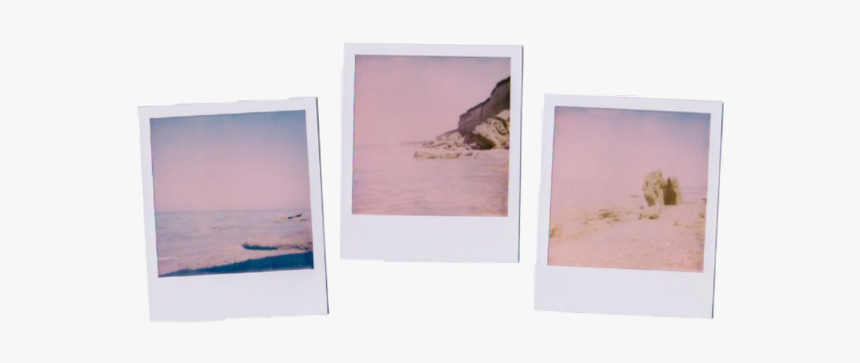 #beach #polaroid #pictures #photo #white #frame #white - Paper, HD Png Download