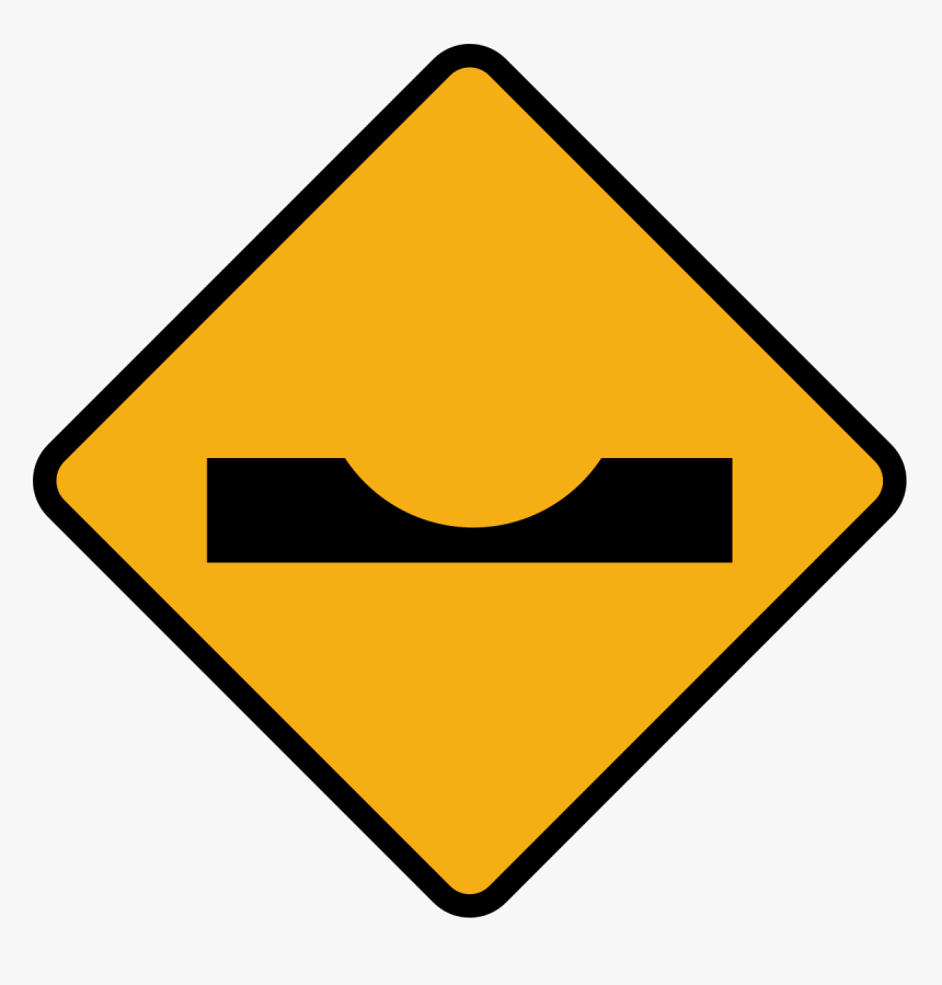 Depression Road Sign, HD Png Download