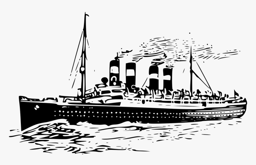Black Titanic Clip Art, HD Png Download
