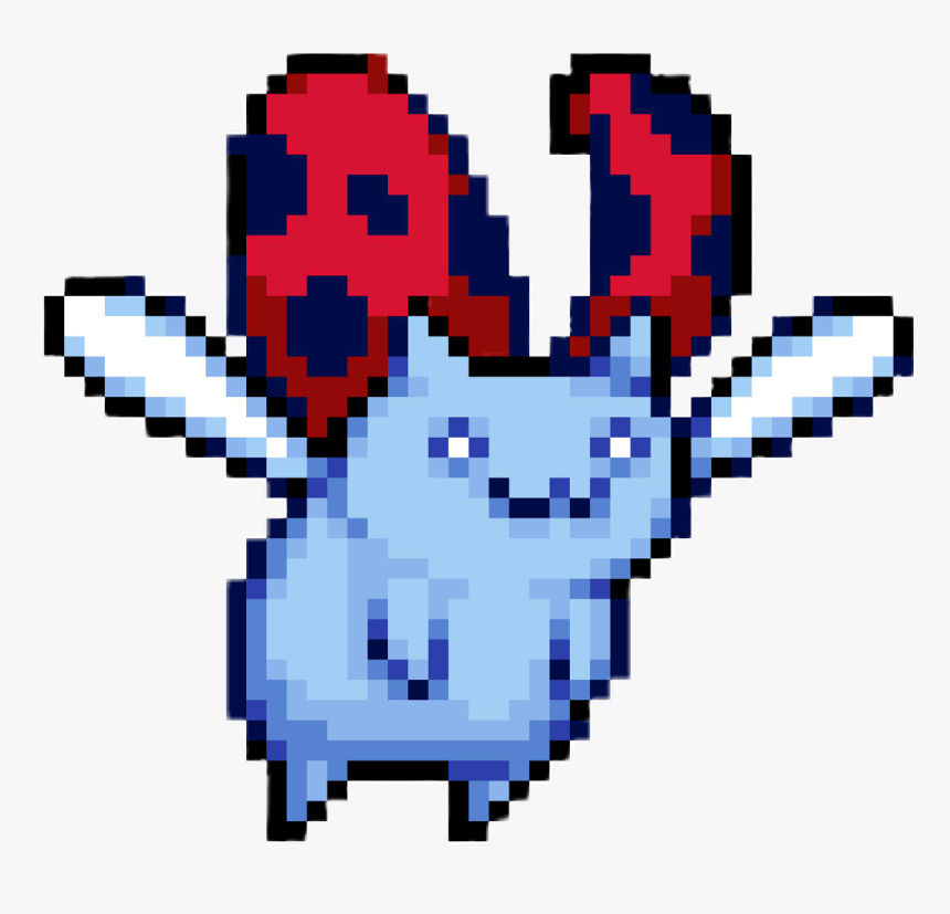 Transparent Flying Cat Clipart - Catbug Pixel Art, HD Png Download