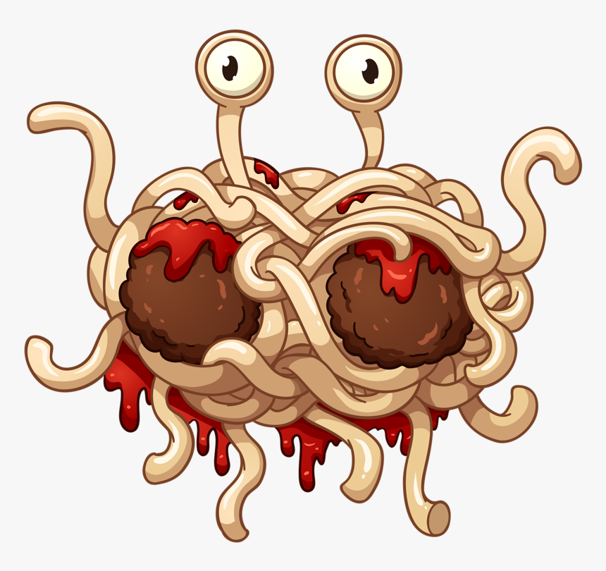 Flying Spaghetti Monster Png - Flying Spaghetti Monster, Transparent Png