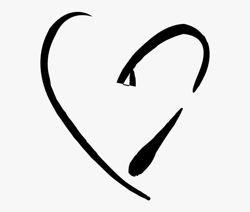 Transparent Black Heart Png Transparent, Png Download