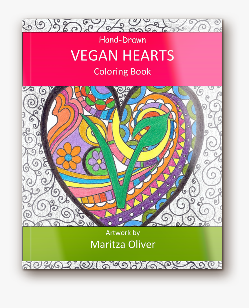Vegan-heart - Illustration, HD Png Download
