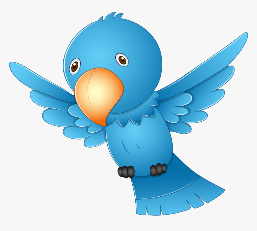 Bird Flight Cartoon - Flying Bird Png Cartoon, Transparent Png