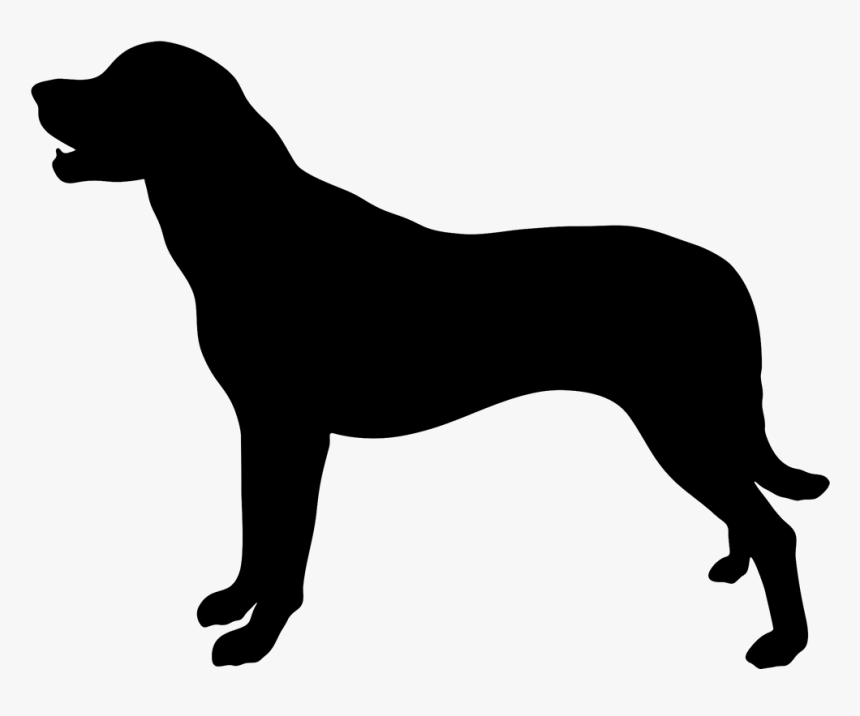 Labrador Retriever Arabian Horse Dog Breed Sticker - Hound Dog Silhouette Png, Transparent Png
