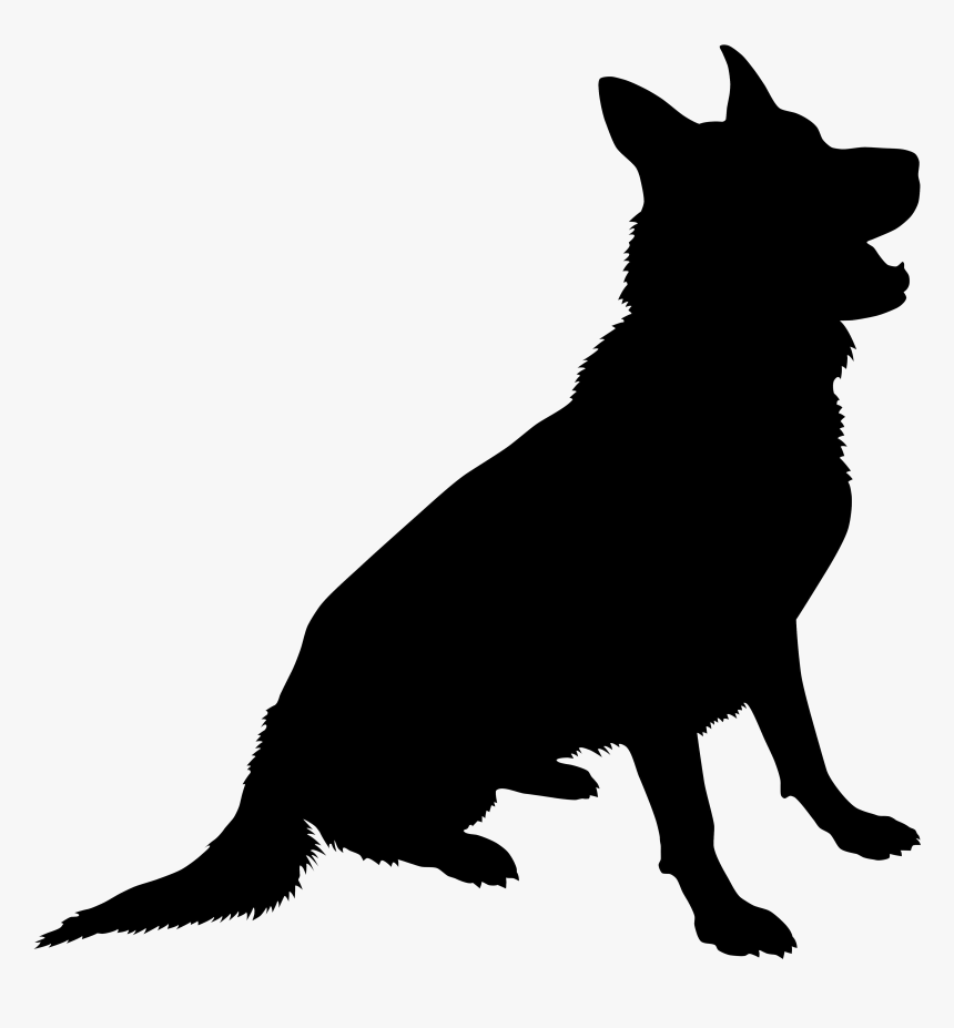 German Shepherd Labrador Retriever Silhouette Royalty-free - German Shepherd Silhouette Png, Transparent Png