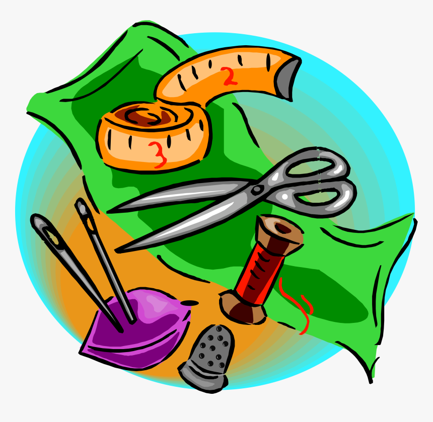 Art,headgear,yellow - Sewing Clipart, HD Png Download