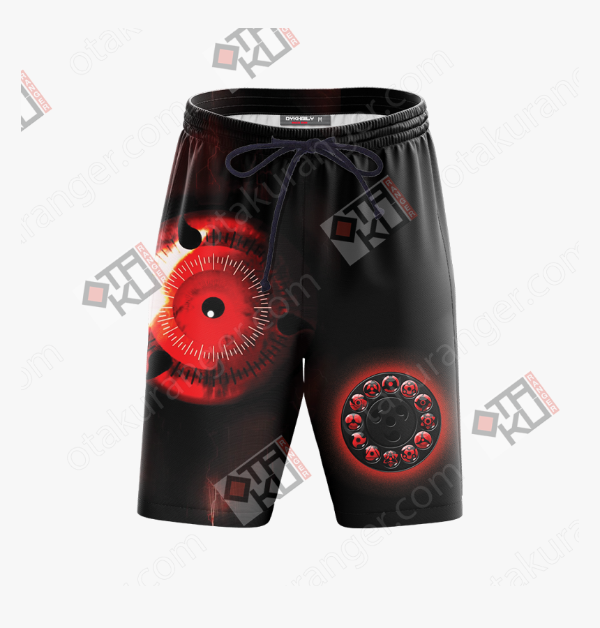 Sharingan Beach Shorts - Evangelion Eva 01 Hoodie, HD Png Download