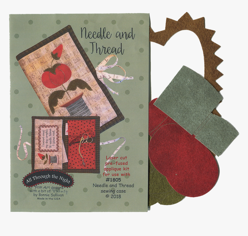Needle & Thread Applique Kit - Needlecase, HD Png Download