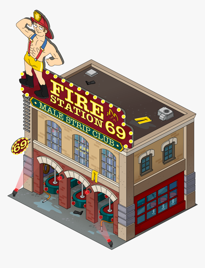 Fire Station 69 Male Strip Club - Fire Station Strip Club, HD Png Download