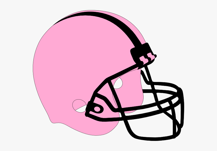 Pink Football Helmet Clipart, HD Png Download