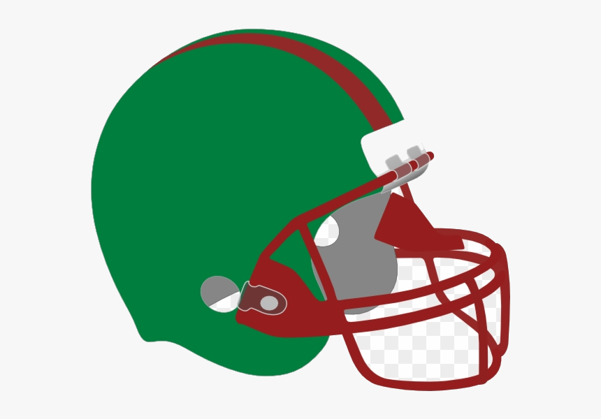 Football Helmet And Red Pink Clipart Transparent Png - Purple Football Helmet Clipart, Png Download