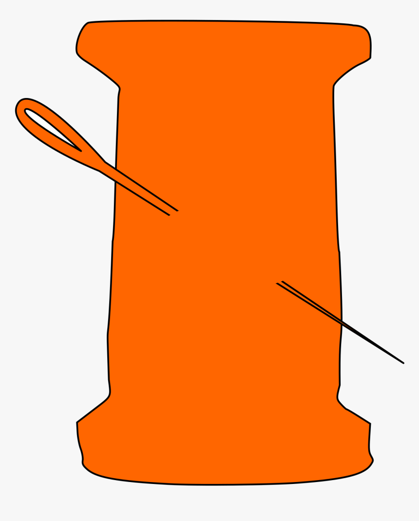 Needle And Silhouette At - Thread Silhouette, HD Png Download