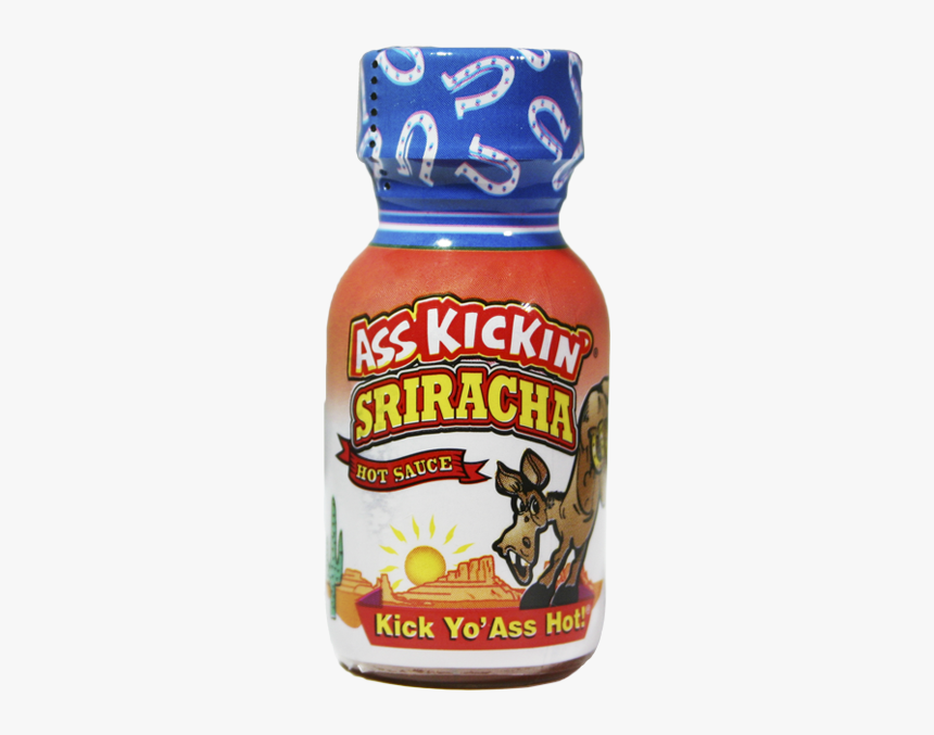 Ass Kickin’ Sriracha Hot Sauce Travel Size 3/4 Oz - Hot Sauce, HD Png Download