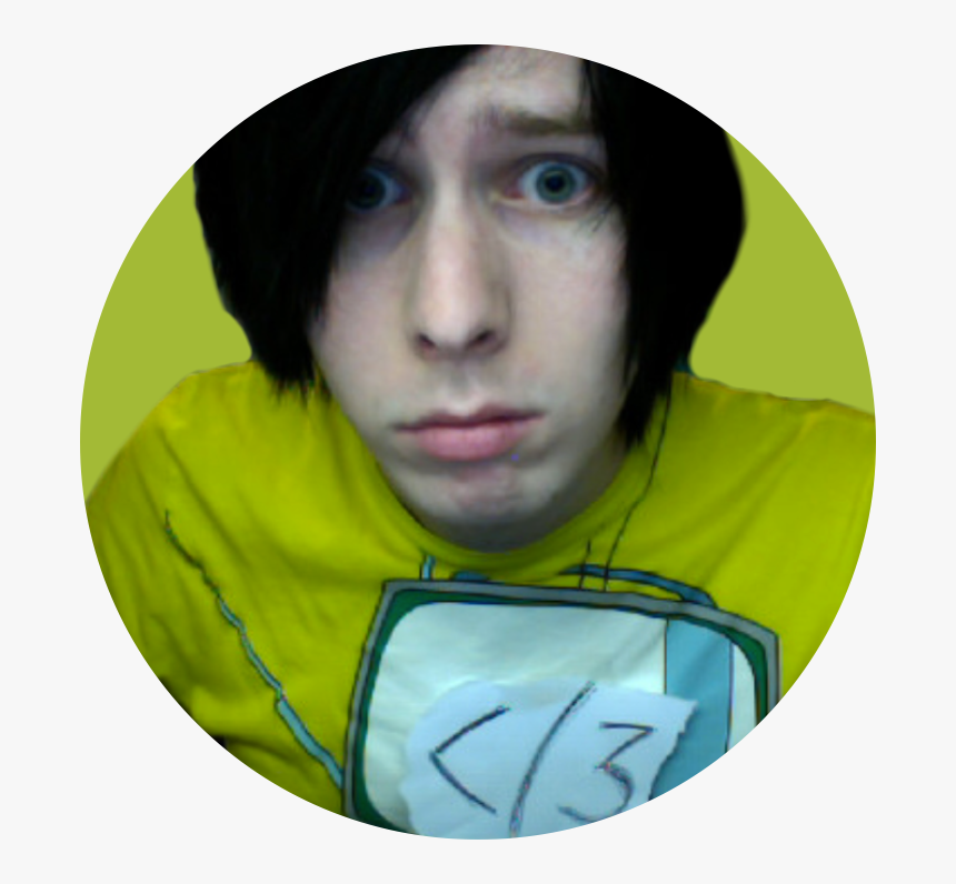 “phil Lester Dailybooth Icons ” - Dailybooth Phil Lester 2009, HD Png Download