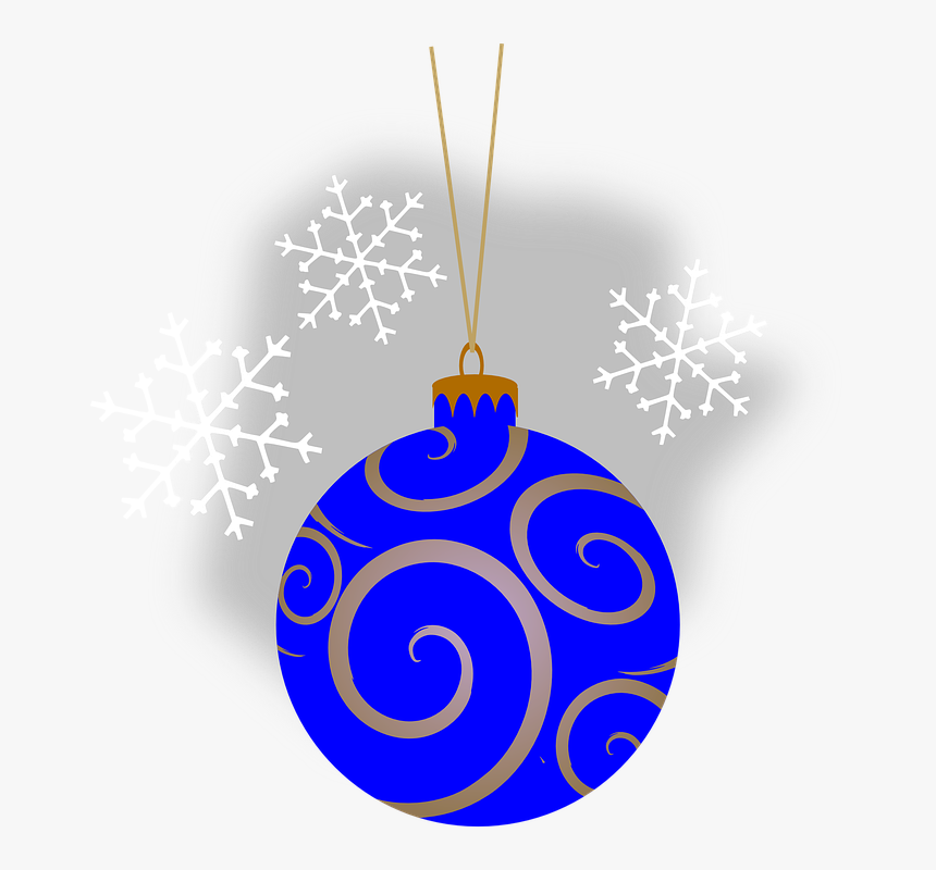 Bauble Blue Christmas Holiday Ornament Decorative Green