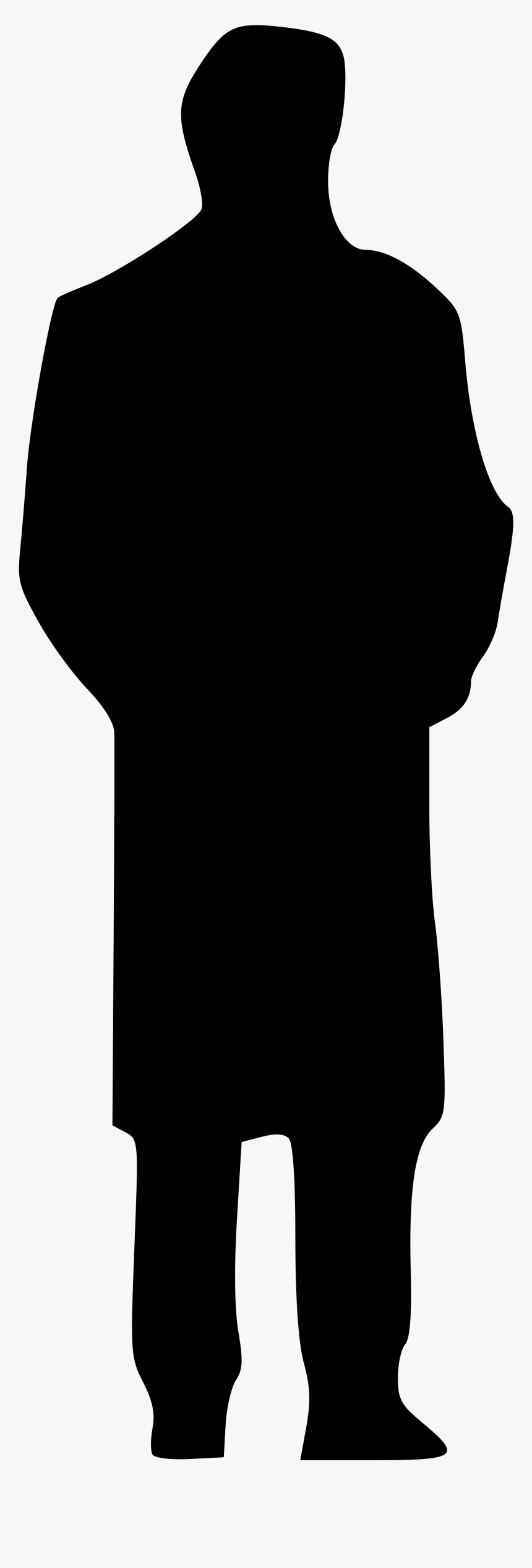 Filesilhouette - Svg - Silhouette Of A Man, HD Png Download