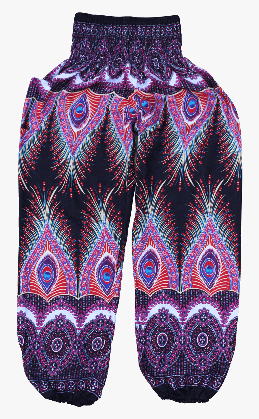 Black Flare Harem Pants From Bohemian Island - Short Thai Harem Pants, HD Png Download