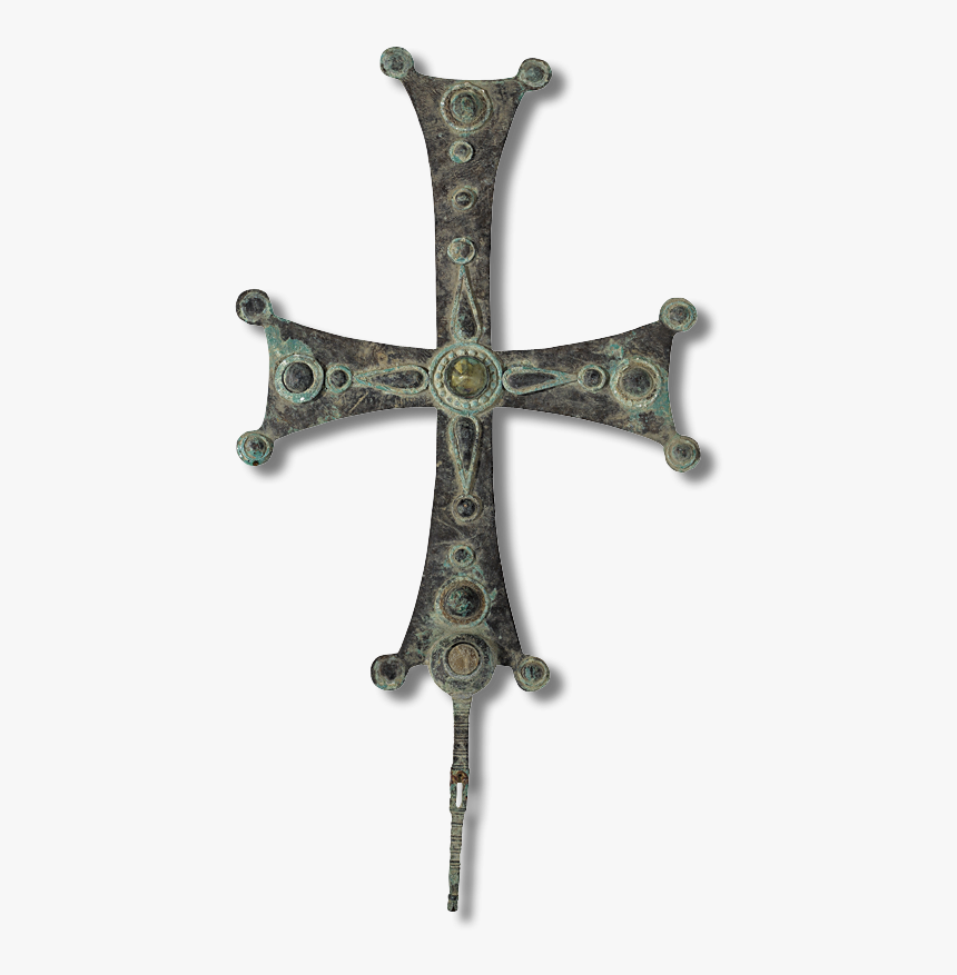 File - Byzantine - Processional - Cross - Reliquary - Cross, HD Png Download