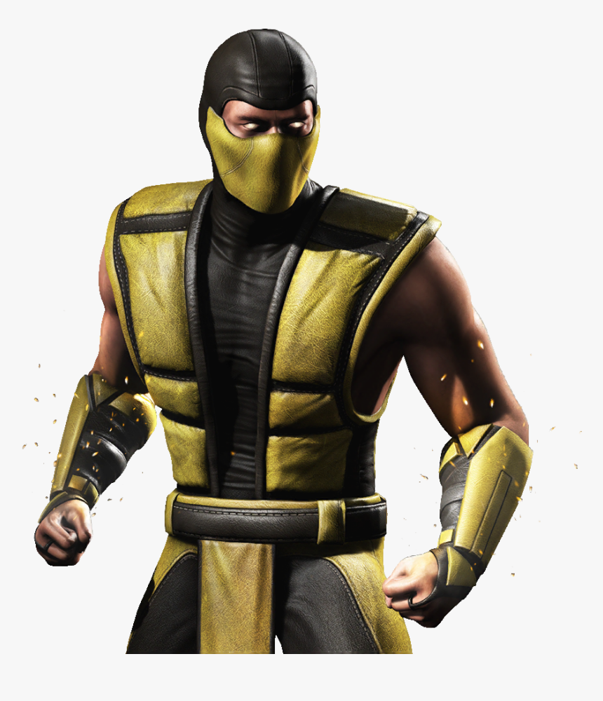 Mortal Kombat Scorpion Transparent Png Mortal Kombat Klassic Rain