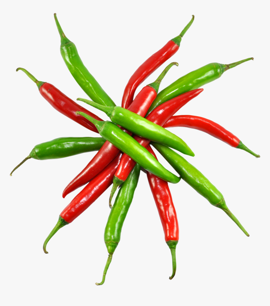 Red And Green Chilli Png Image - Red And Green Chillies, Transparent Png