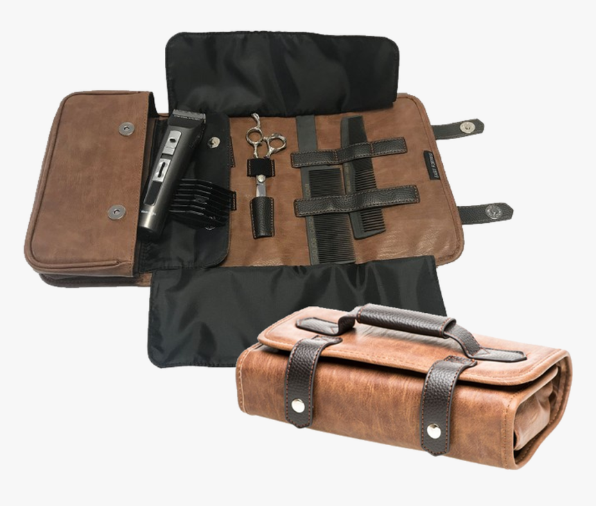 Barbers Tool Roll Brown - Barber, HD Png Download