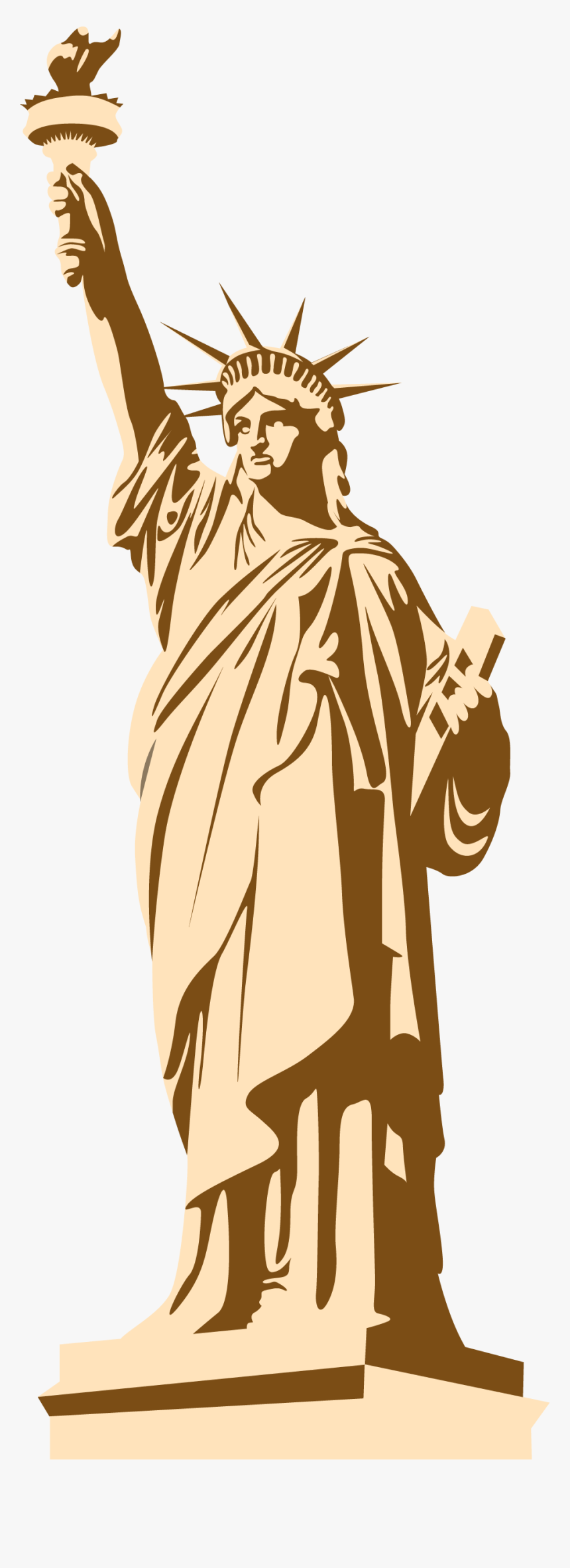 Statue Of Liberty Crown Png Download - Statue Of Liberty Png Vector, Transparent Png