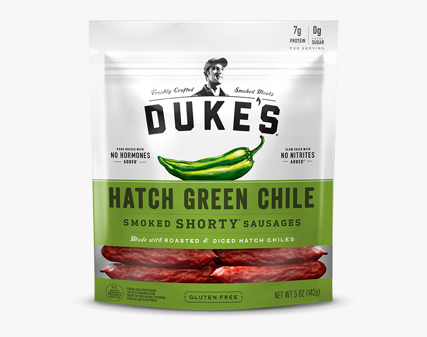Hatch Green Chile - Duke's Hatch Shorty Sausages, HD Png Download