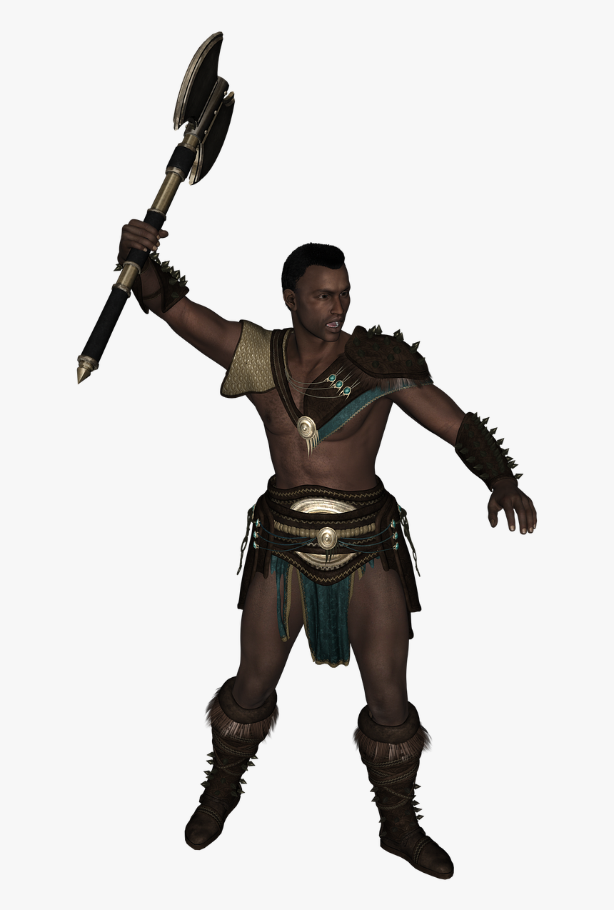 Tube, Axe, Dangerous, Attack, Muscles, Man, Warrior - Man With Ax Png, Transparent Png