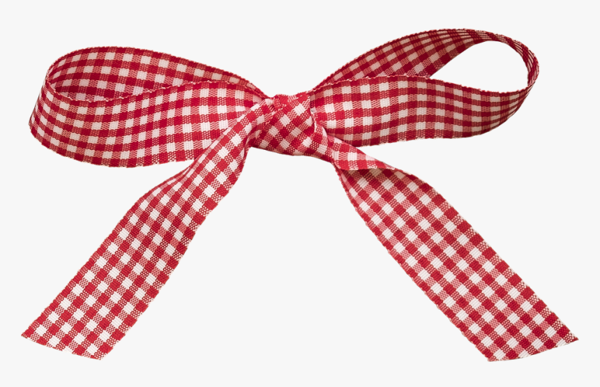 Bow, Check, Christmas, Country Christmas, Loop, Ribbon - Red Check Bow, HD Png Download