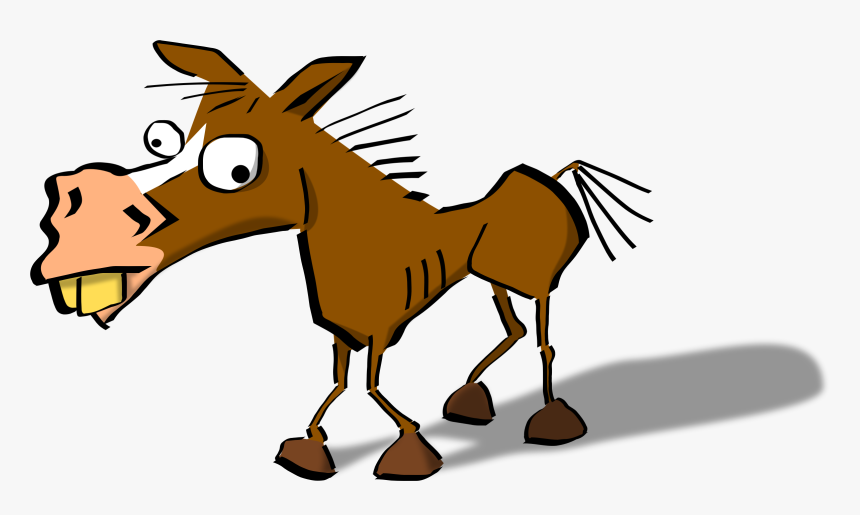 Free Crazy Funny Horse And Vector Image Clipart - Funny Horse Clip Art, HD Png Download