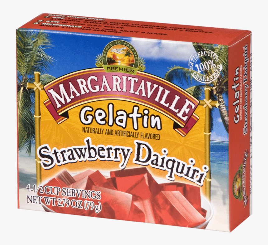 Margaritaville Strawberry Daiquiri Gelatin - Snack, HD Png Download