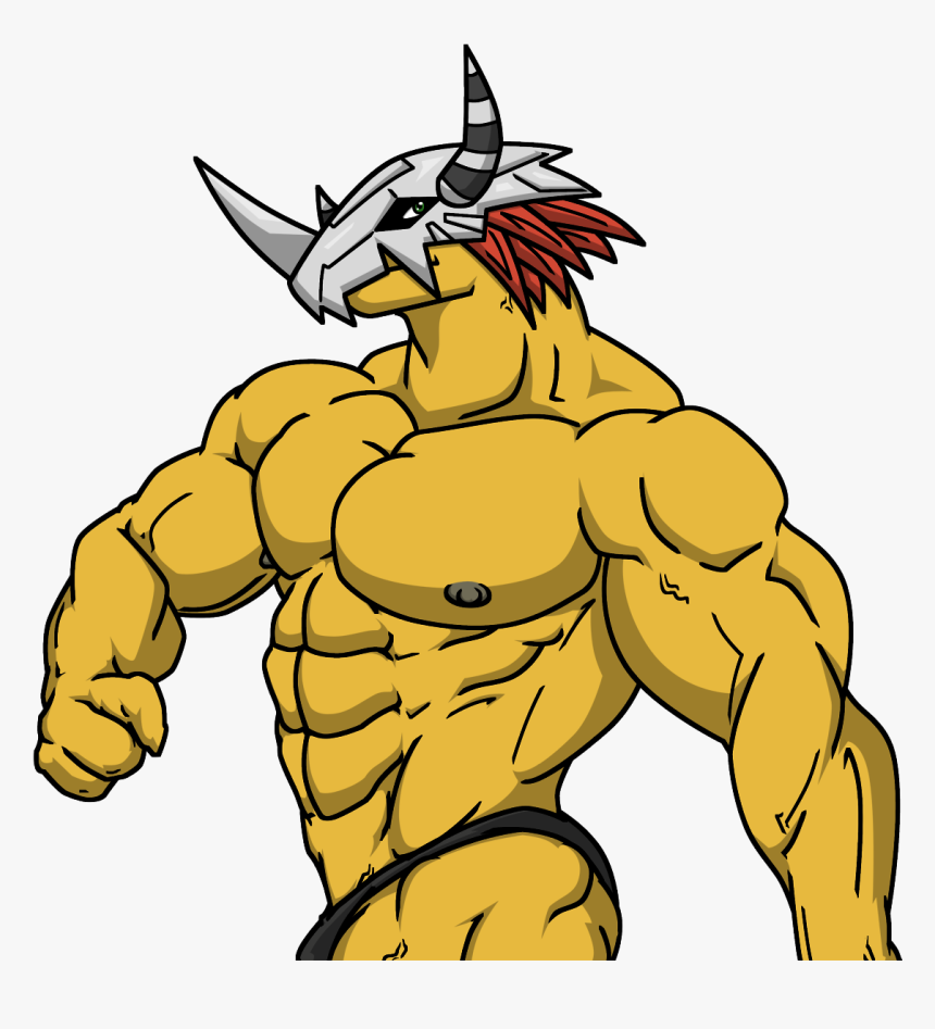 Wargreymon Burst Mode - Wargreymon Muscle, HD Png Download