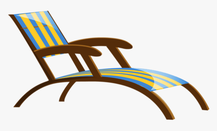 Free Png Transparent Beach Lounge Chair Png Images - Lounge Chair Transparent, Png Download