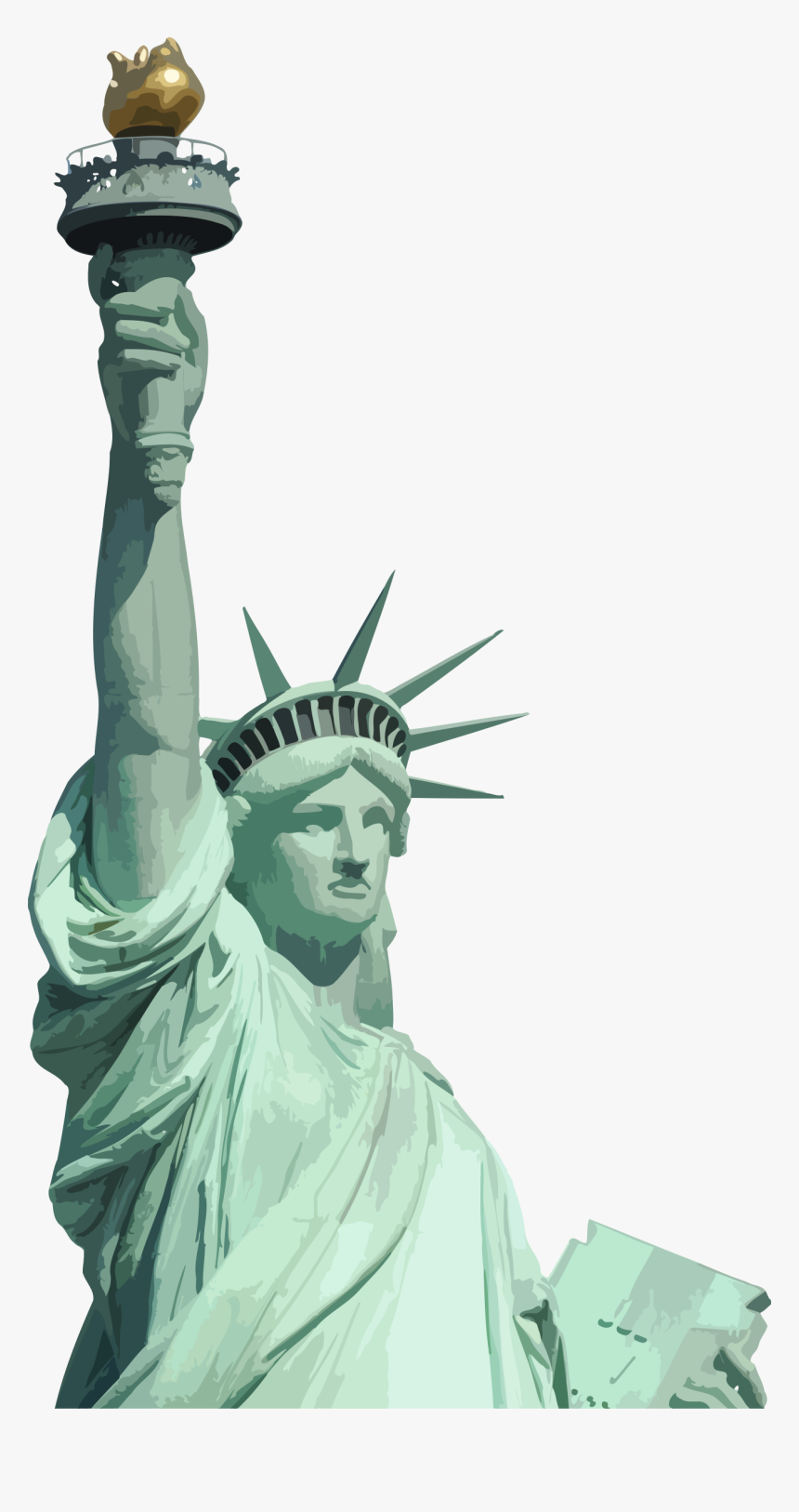 Transparent Statue Of Liberty Clip Art - Statue Of Liberty Pdf, HD Png Download